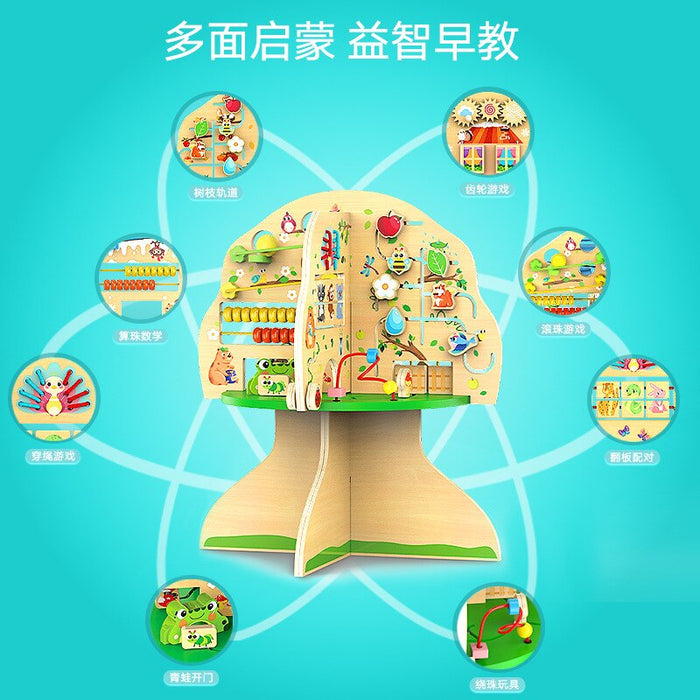 Children Educational Toy Toddlers Maths Wooden Learning Tree