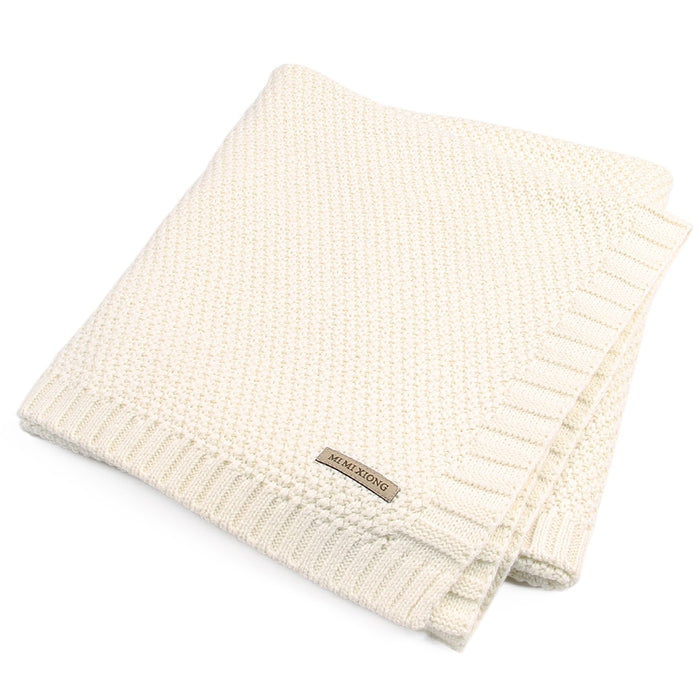 Baby Blanket Knitted Newborn Swaddle